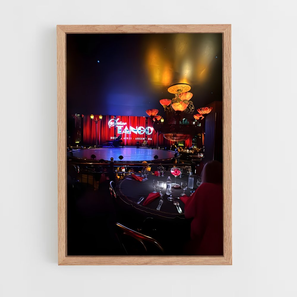 Poster Tango Éblouissant – affiche Danse (vue 4)